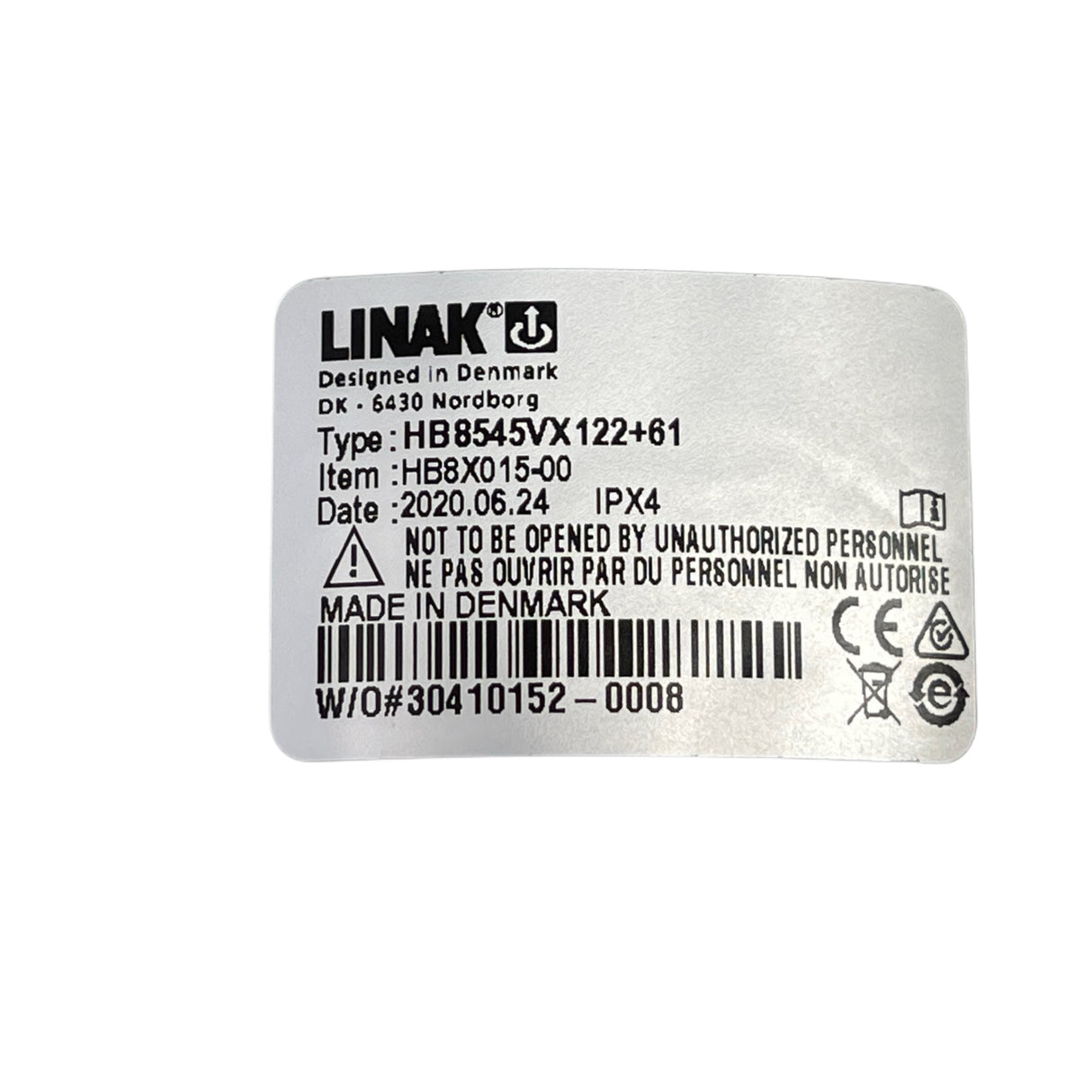 LINAK 4 Button Handset - HB8X015-00