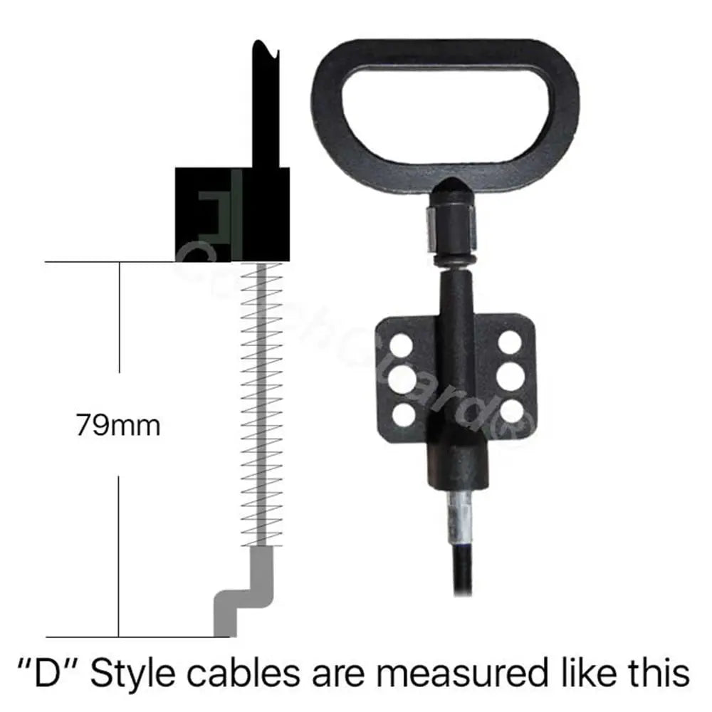 recliner parachute pull cable 79mm exposed