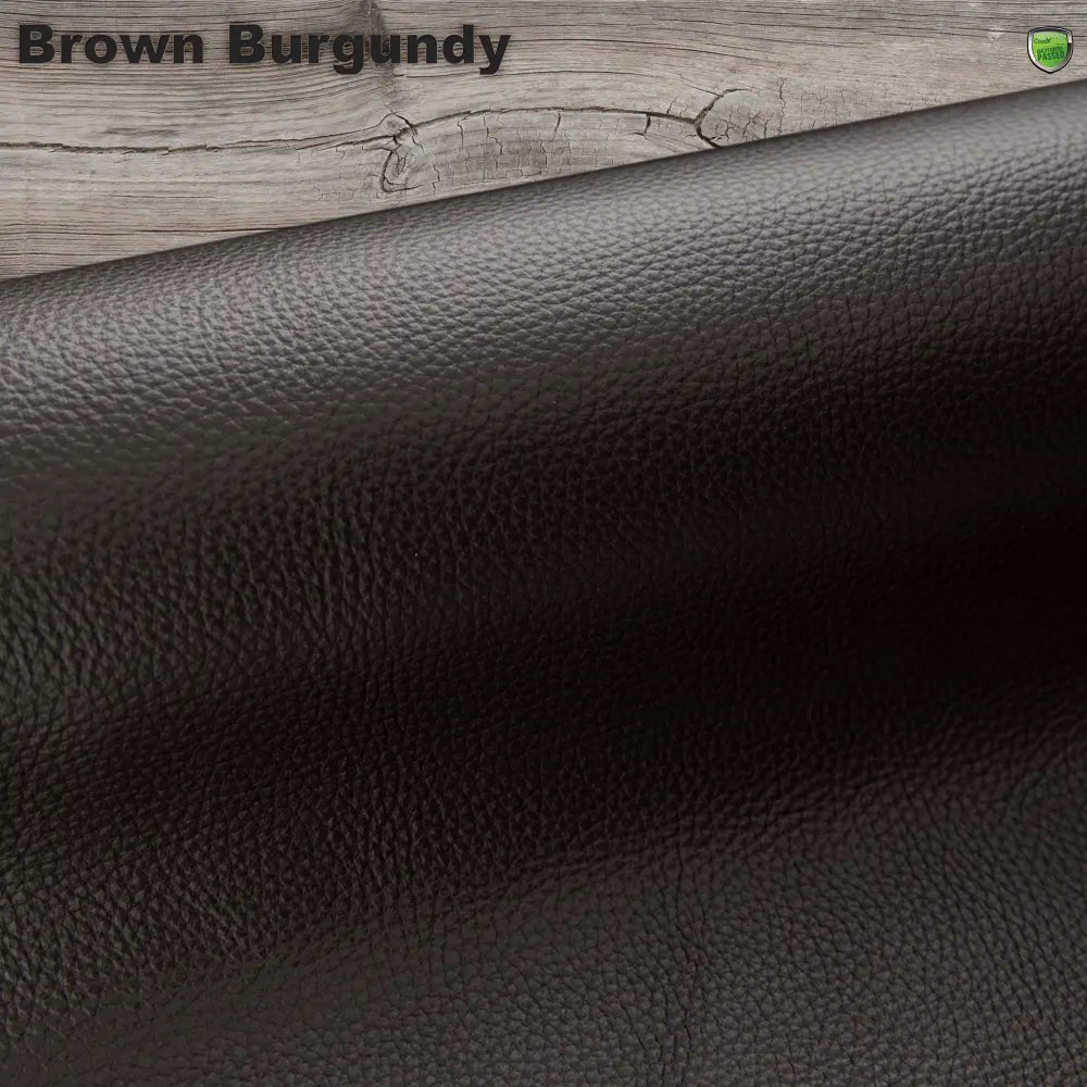brown burgundy leather colour