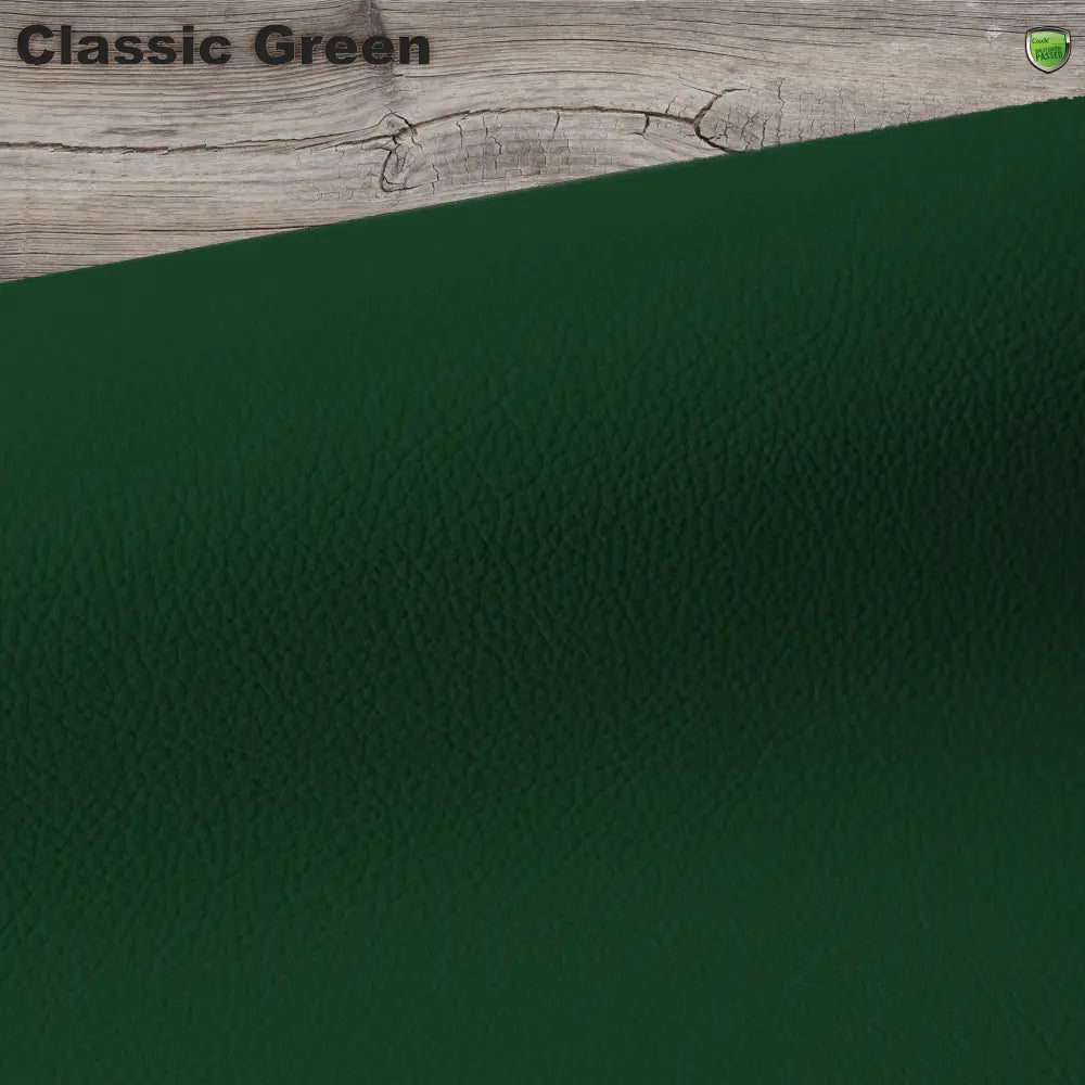 classic green leather colour