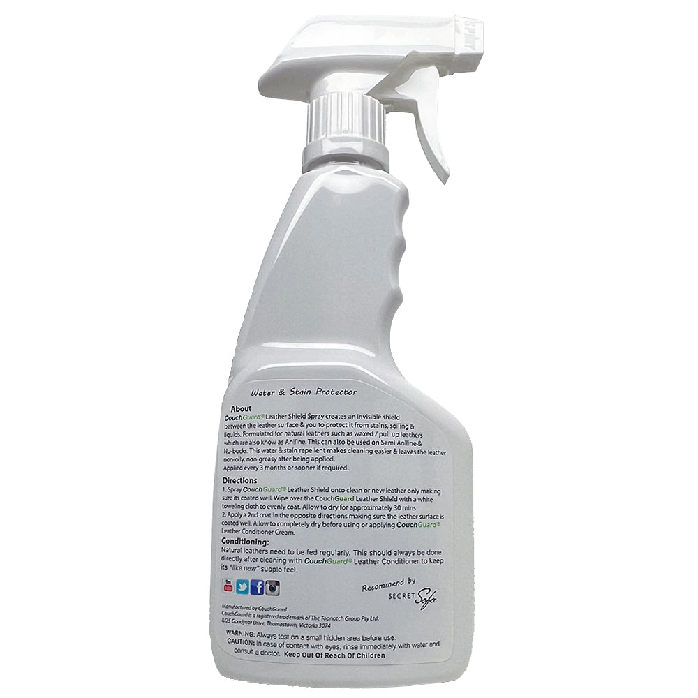 leather water and stain protector