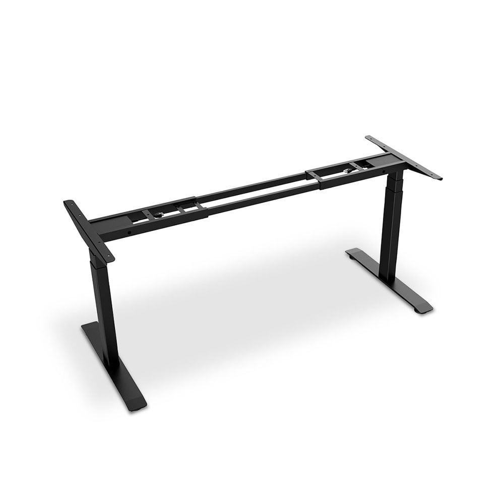 sit stand desk black
