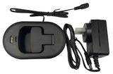 Large Black Manual Recliner Handle with USB-A & USB-C Charging