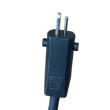 Kaidi KDPT010-101 male two-pin plug with one flat pin and one round pin