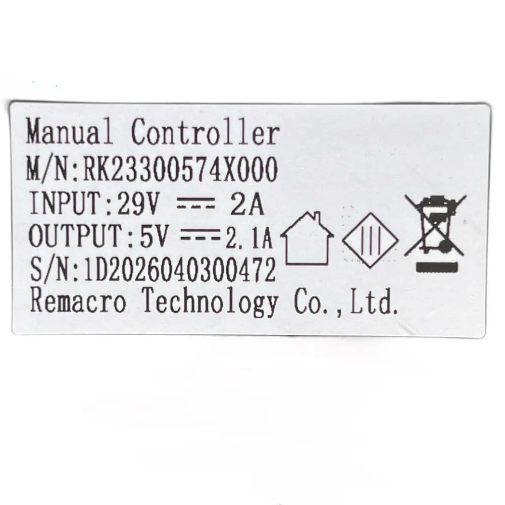 RMT 4 Button-USB/C Power Recliner Switch-RK23300574X000 Couch Guard Aus