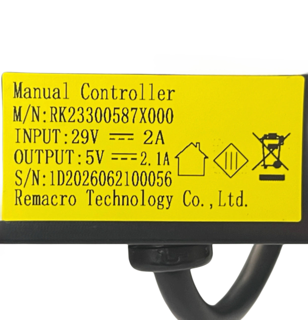 RMT 6 Button USB- USBC Power Recliner Switch RK23300587X000