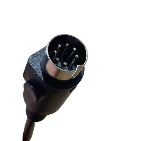 Round seven-pin male DIN-style connector on Okin JLDK.38.04.19 handset