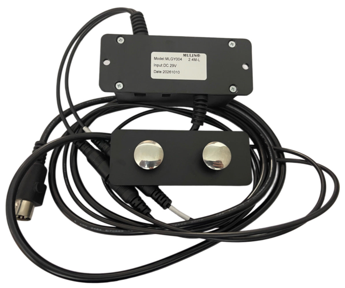 Mulin MLGY004 Chrome Two-Button Recliner Switch & Control Box