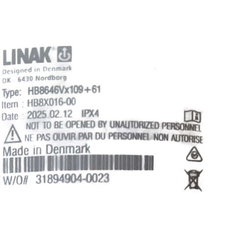 LINAK 10 Button Handset - HB8X016-00