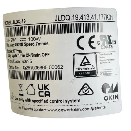 Okin JLDQ.19.413.41.177K01 Actuator / Motor Couch Guard Aus
