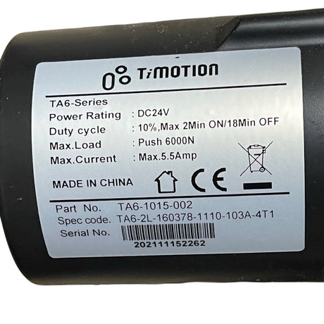 Genuine TiMotion TA6-1015-002 Lift Chair Actuator