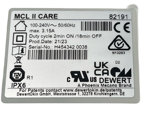 Dewert-MCL-II-Care-Control-Box -82191