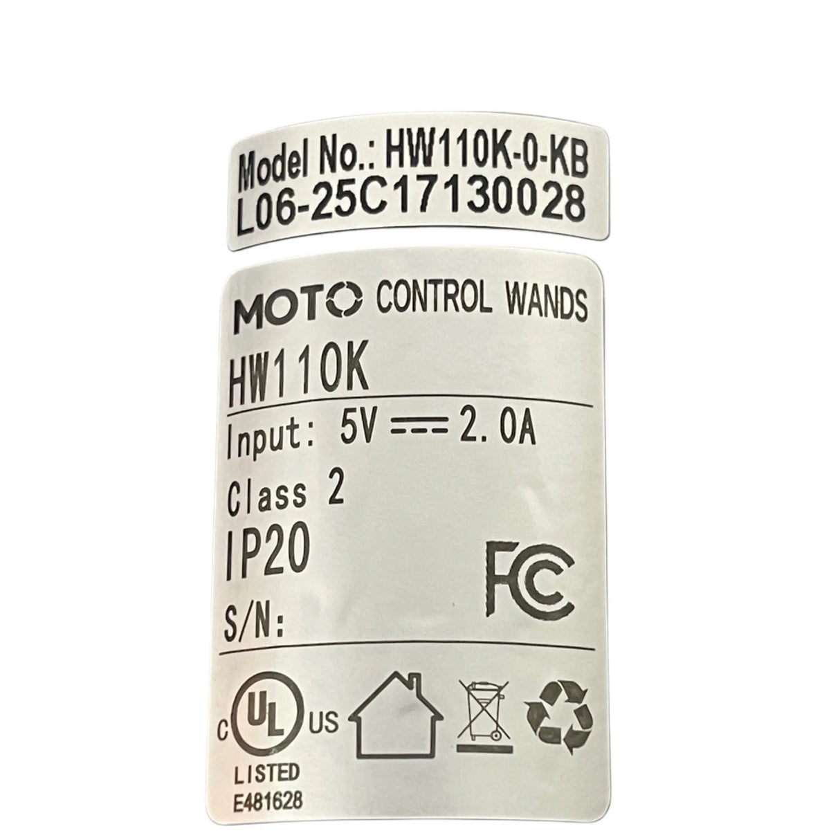 MOTO Remote Control Handset - HW1100K0-KB-L06 Couch Guard Aus