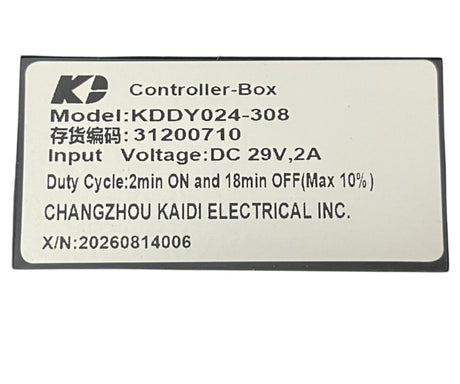 Kaidi KDDY 024-308 Control Box