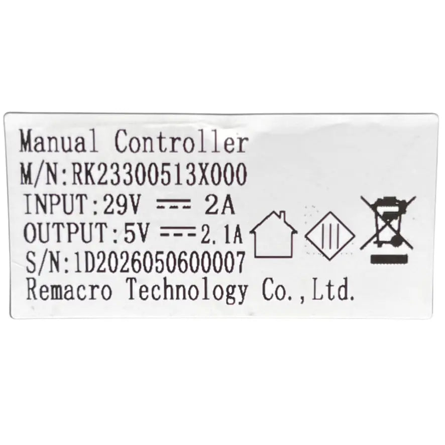 RMT 4 Button - USB Power Recliner Switch-RK23300513X000 Couch Guard Aus