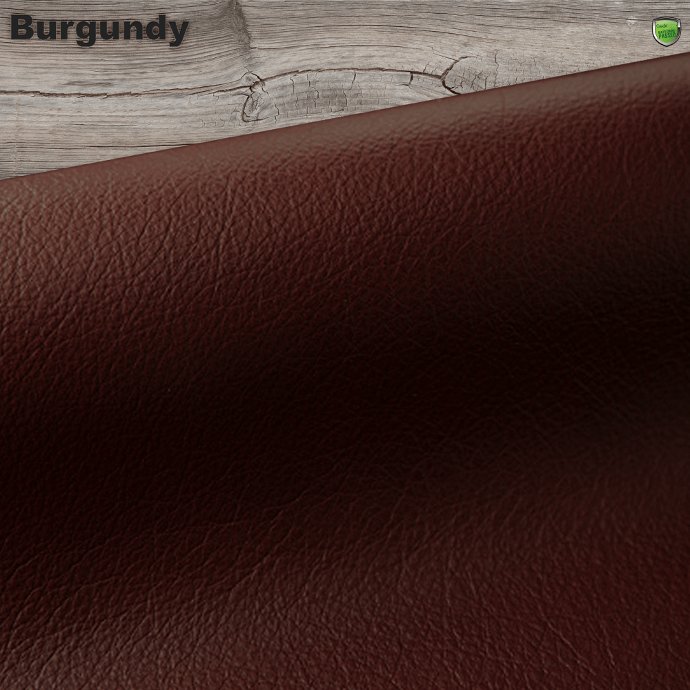 burgundy leather colour