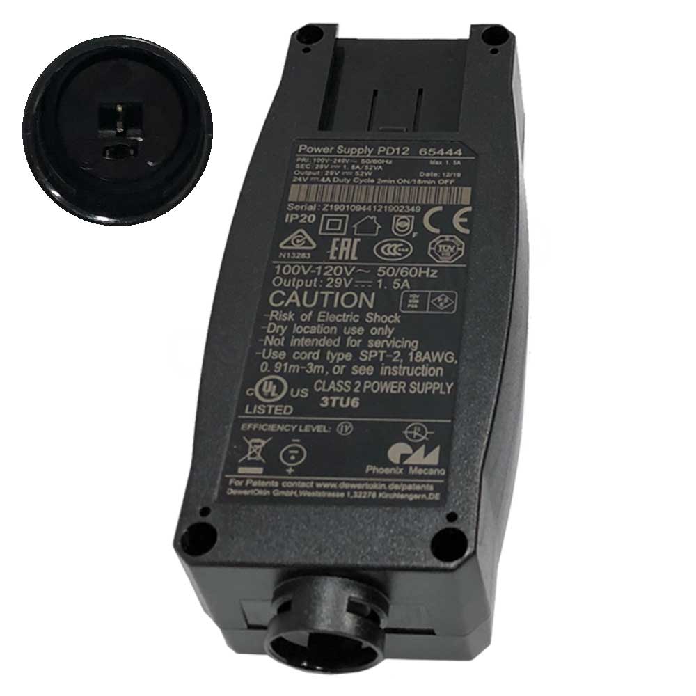 okin pd12 65444 power supply back view