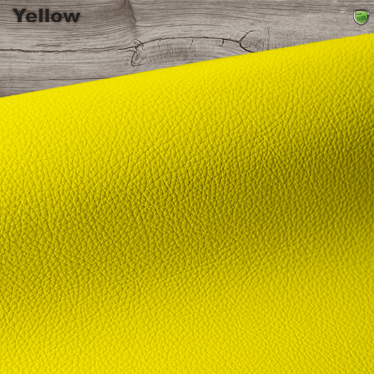 yellow leather paint